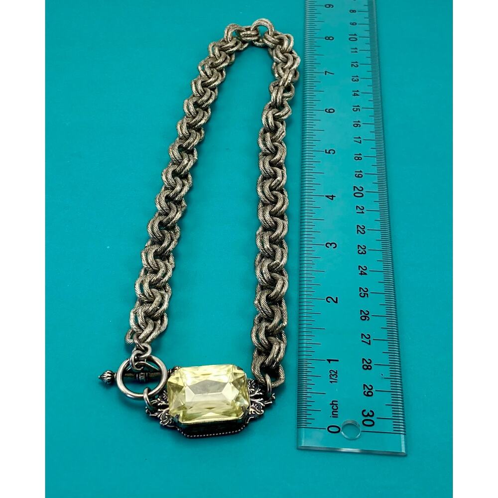 John Wind yellow citrine neclace